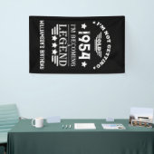 Personalisierte 70 Vintage Geburtstagsparty Banner (Messeveranstaltung)