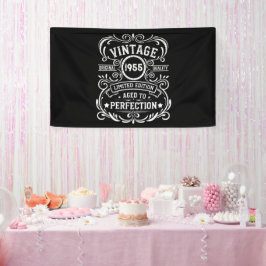 Personalisierte 70 Vintage Geburtstagsparty Banner