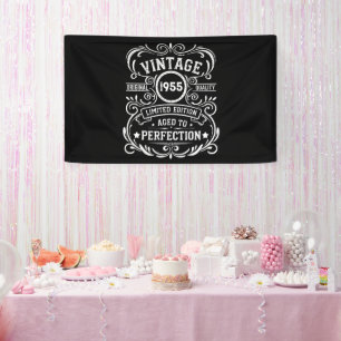 Personalisierte 70 Vintage Geburtstagsparty Banner