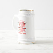 Personalisierte 70 Vintage Geburtstagsparty Bierglas (Vorderseite Links)