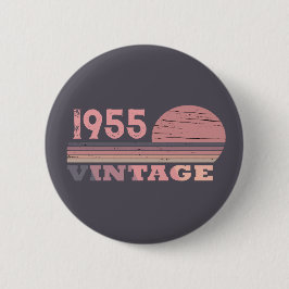 Personalisierte 70 Vintage Geburtstagsparty Button