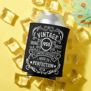 Personalisierte 70 Vintage Geburtstagsparty Dosenkühler