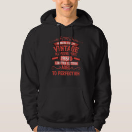 Personalisierte 70 Vintage Geburtstagsparty Hoodie