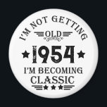 Personalisierte 70 Vintage Geburtstagsparty Magnet<br><div class="desc">Machen Sie Ihren Geburtstag mit diesem einzigartigen Design zu einem besonderen Erlebnis. Fügen Sie Ihrer Geburtstagsfeier eine Touch eleganter Eleganz hinzu mit unseren exquisiten, einzigartigen Designs. Diese Grafiken verleihen jedem Produkt Raffinesse und Originalität und schaffen so ein unvergessliches und stilvolles Geschenk. Sie sind perfekt für diejenigen, die eine Touch zeitlosen...</div>