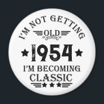 Personalisierte 70 Vintage Geburtstagsparty Magnet<br><div class="desc">Machen Sie Ihren Geburtstag mit diesem einzigartigen Design zu einem besonderen Erlebnis. Fügen Sie Ihrer Geburtstagsfeier eine Touch eleganter Eleganz hinzu mit unseren exquisiten, einzigartigen Designs. Diese Grafiken verleihen jedem Produkt Raffinesse und Originalität und schaffen so ein unvergessliches und stilvolles Geschenk. Sie sind perfekt für diejenigen, die eine Touch zeitlosen...</div>
