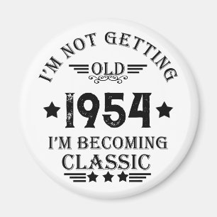 Personalisierte 70 Vintage Geburtstagsparty Magnet