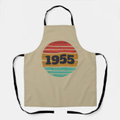 Personalisierte 70 Vintage Geburtstagsparty Schürze (Vorderseite)