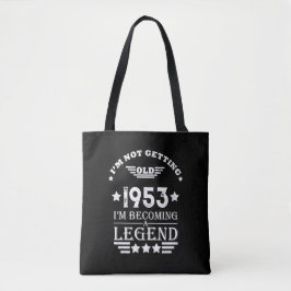 Personalisierte 70 Vintage Geburtstagsparty Tasche