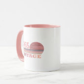 Personalisierte 70 Vintage Geburtstagsparty Tasse (Vorderseite Links)