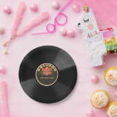 Personalisierte 78-Vinyl-Schallplatten-Design-Papi Pappteller (Party)
