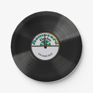 Personalisierte 78 Vinyl-Schallplatten-Design-Papi Pappteller