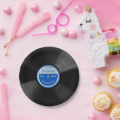Personalisierte 78 Vinyl-Schallplatten-Design-Papi Pappteller (Party)