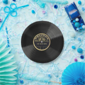 Personalisierte 78-Vinyl-Schallplatten-Design-Papi Pappteller (Party)