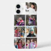 Personalisierte 7-Foto-Collage Case-Mate iPhone Hülle (Rückseite)