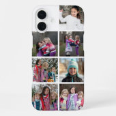 Personalisierte 7-Foto-Collage iPhone Hülle (Rückseite)