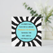 Personalisierte 7. Geburtstagsparty Einladung (Stehend Vorderseite)