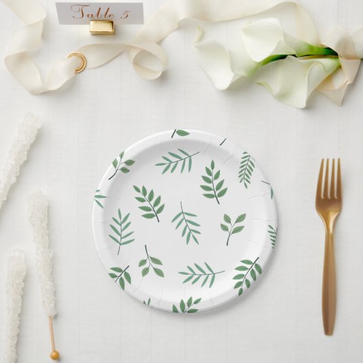 Personalisierte 7" Rundpapierplatte Pappteller (Hochzeit)