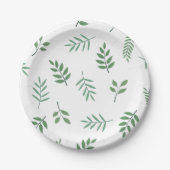 Personalisierte 7" Rundpapierplatte Pappteller (Vorderseite)