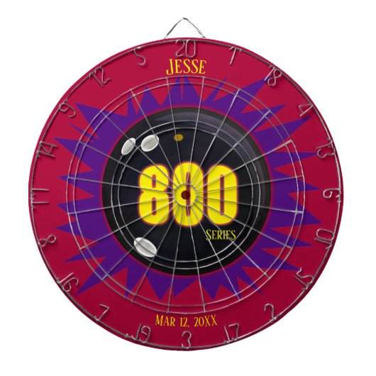 Personalisierte 800er-Serie in Bowling, Dart Board Dartscheibe (vorne)