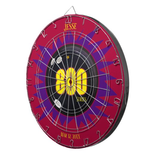 Personalisierte 800er-Serie in Bowling, Dart Board Dartscheibe (Vorderseite rechts)