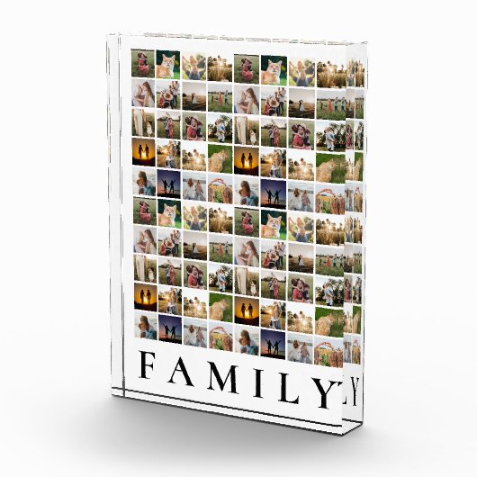 Personalisierte 80-FotoCollage Fotoblock (Rechts)