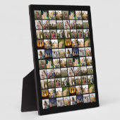 Personalisierte 80-FotoCollage Fotoplatte (Seite)