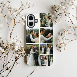 Personalisierte 8-Foto-Collage iPhone 16 Plus Hülle