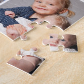 Personalisierte 8-Foto-Collage Großeltern Modern Puzzle (Seite)