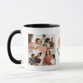 Personalisierte 8-Foto Collage Heartfelt Mama Mess Tasse (Links)