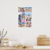 Personalisierte 8-Foto-Collage Poster (Küche)