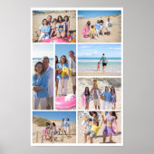 Personalisierte 8-Foto-Collage Poster (Vorne)
