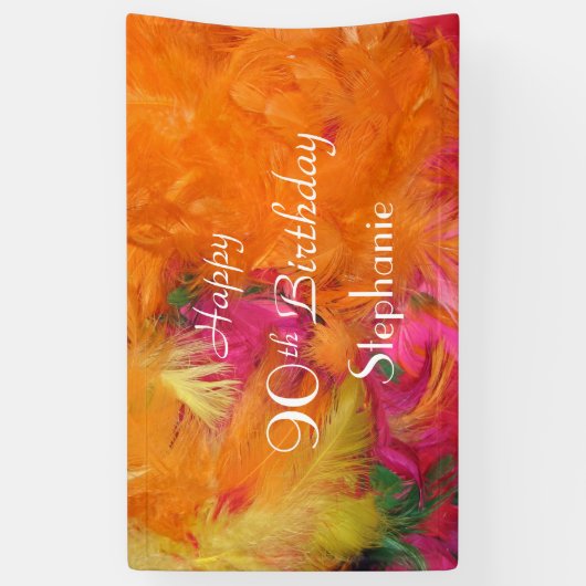 Personalisierte 90. banner (Vertikal)