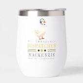 Personalisierte 911-Dispatcher-Gans mit Headset (Links)