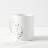 Personalisierte 95 Dinge, die wir an dir lieben Kaffeetasse (Vorderseite Links)