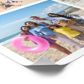 Personalisierte 9-Foto-Collage Poster (Ecke)