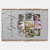 Personalisierte 9 Foto- und Textsammlung Decke (Vorderseite)