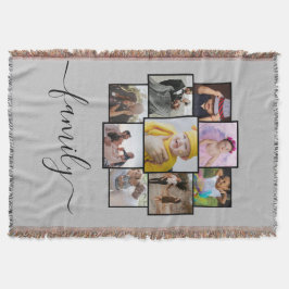 Personalisierte 9 Foto- und Textsammlung Decke