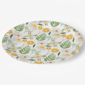 Personalisierte 9" Rundpapierplatte Pappteller (Schrägansicht)