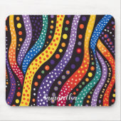 Personalisierte aborigine Dot Painting Themed Mousepad (Vorne)