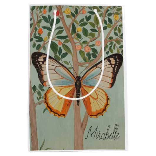 Personalisierte Abriebfestigkeit Mittlere Geschenktüte (Vorderseite)