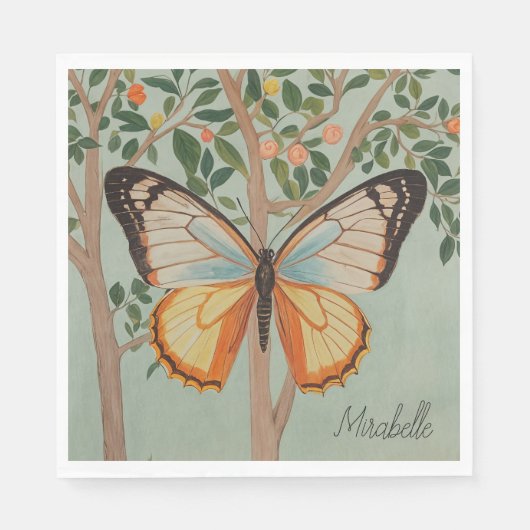 Personalisierte Abriebfestigkeit Serviette (Vorderseite)