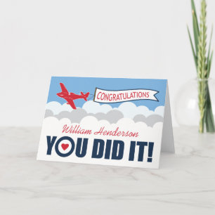 Personalisierte Abschiedsparade Britische RAF Karte