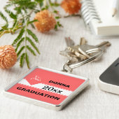 Personalisierte Abschluss-Andenken Schlüsselanhänger (Seite)