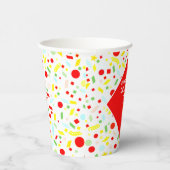 Personalisierte Abschluss Confetti-Papiergruppen Pappbecher (Rechts)