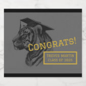 Personalisierte Abschluss Flaschenetiketten Bierflaschenetikett (Einzelnes Label)