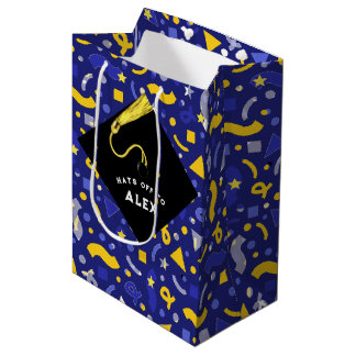 Personalisierte Abschluss-Geschenktasche Medium Mittlere Geschenktüte