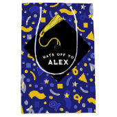 Personalisierte Abschluss-Geschenktasche Medium Mittlere Geschenktüte (Vorderseite)