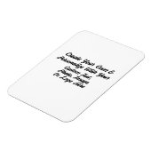 Personalisierte Abschluss-Karte, flexibel und benu Magnet (Linke Seite)