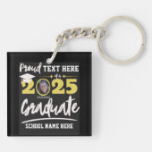 Personalisierte Abschluss-Klasse der Proud-Familie Schlüsselanhänger (Rückseite)