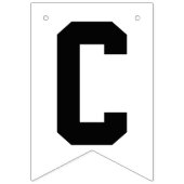 PERSONALISIERTE ABSCHLUSS-KLASSE DES JAHR-ZEICHENS WIMPELKETTE (Zweite Fahne)